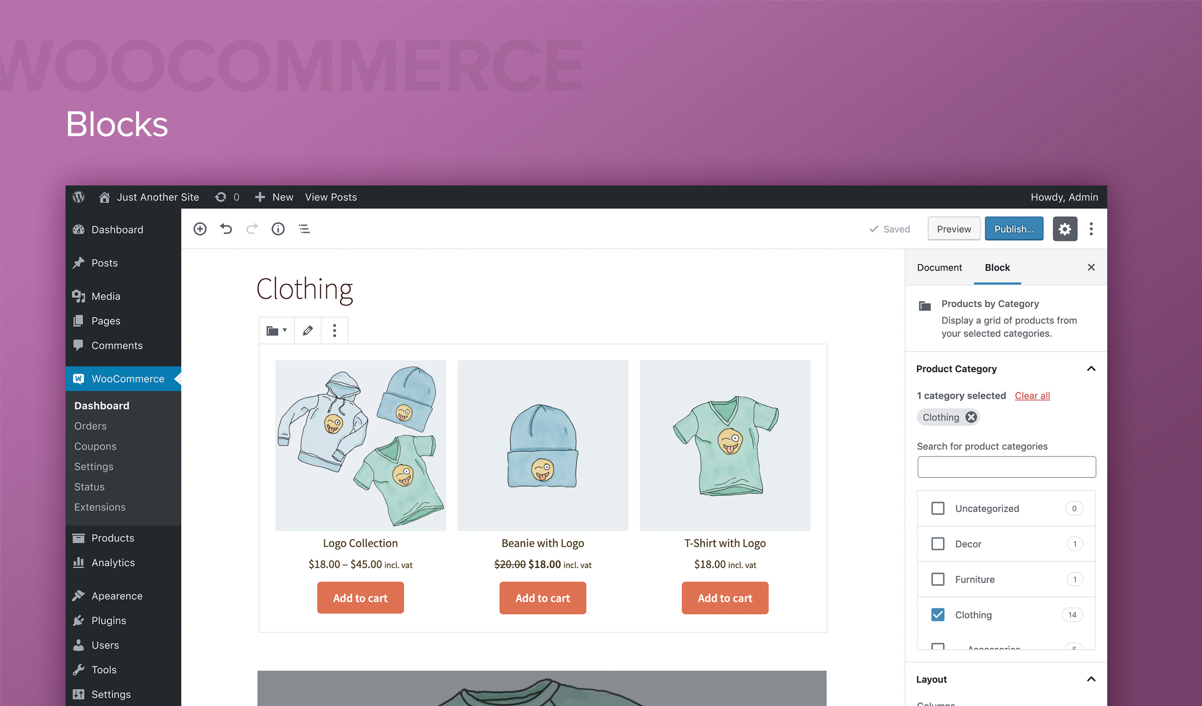 plateforme ecommerce WooCommerce