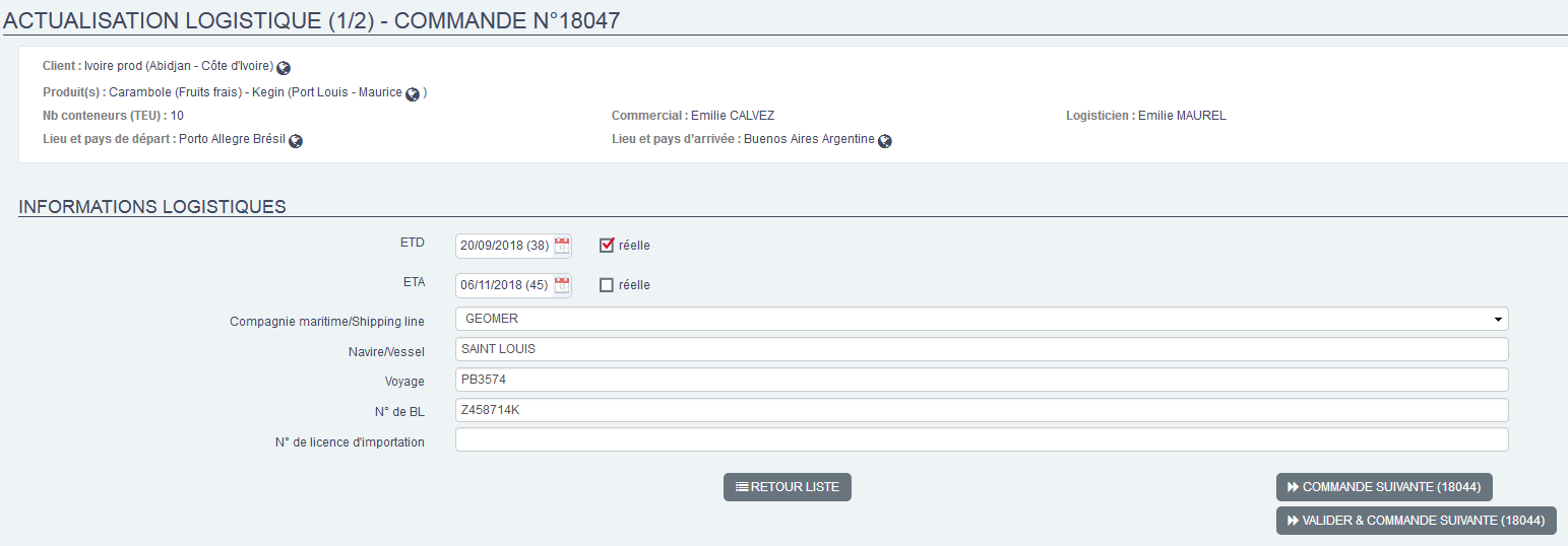 incoterms et actualisation logistique
