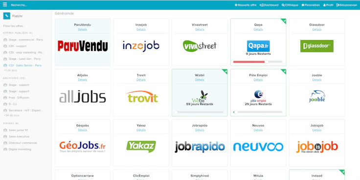 Mutlidiffusion annonce emploi - Flatchr