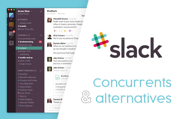 Communication interne et collaboration : concurrents de Slack et alternatives