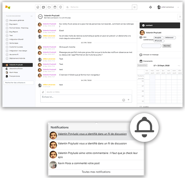 Concurrent Slack : Netframe, plateforme collaborative et RSE
