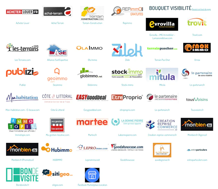 Multidiffusion annonces immobilières : le bouquet Ubiflow