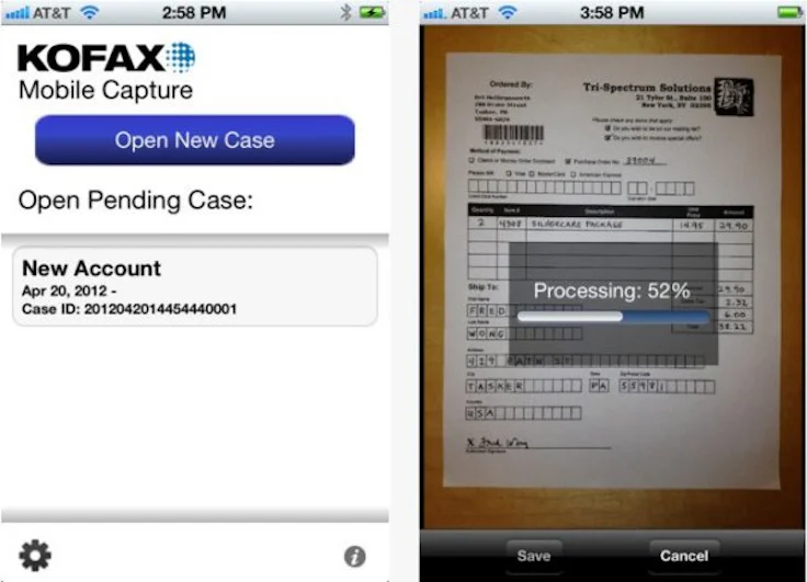 Kofax Capture de données : le logiciel de numérisation