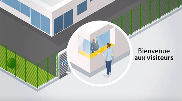 Sécurité en entreprise : l'accès aux visiteurs