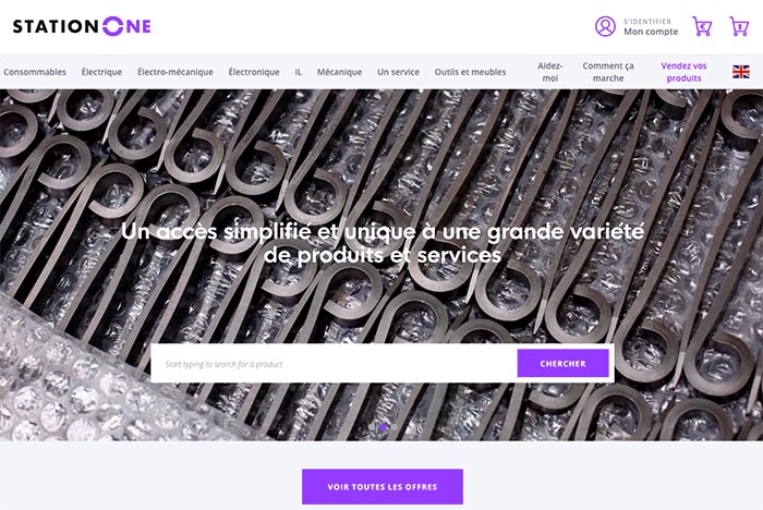 marketplace B2B conçue avec Izberg
