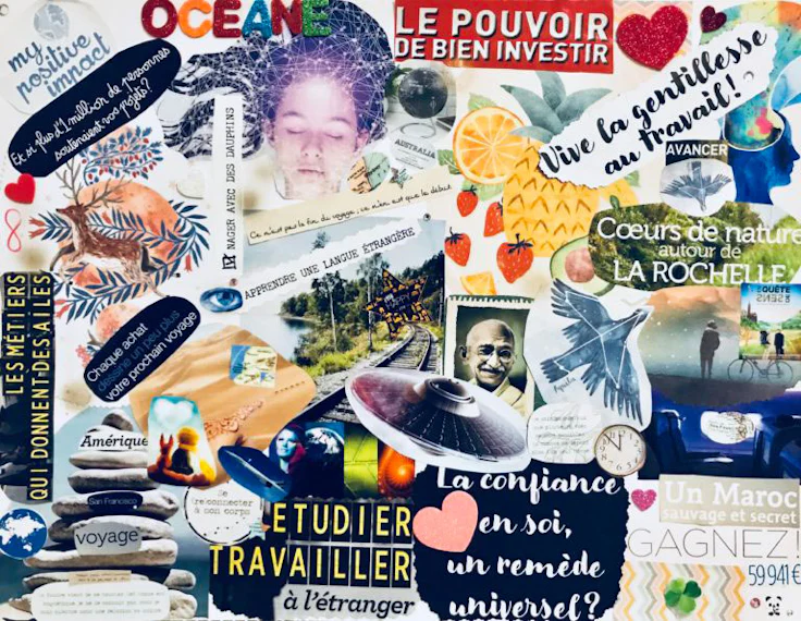 Faire un vision board pour atteindre ses objectifs ✨ 