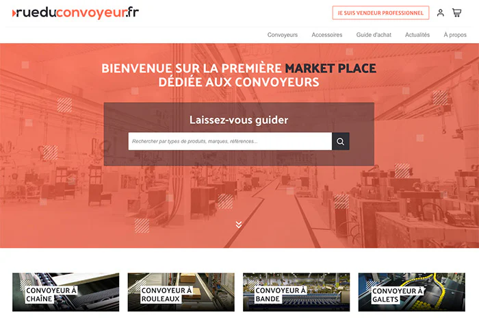 marketplace B2B conçue avec Wizaplace