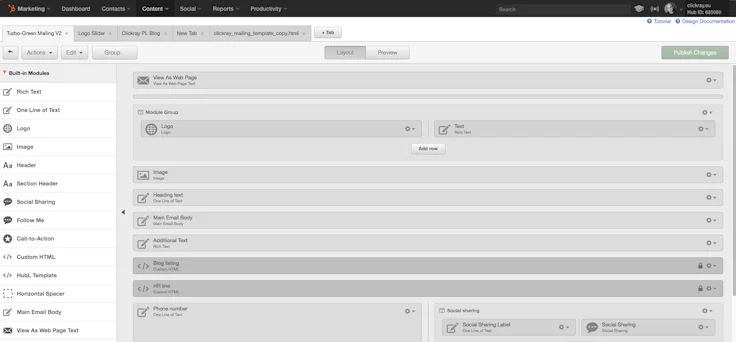 HubSpot inbound marketing automation