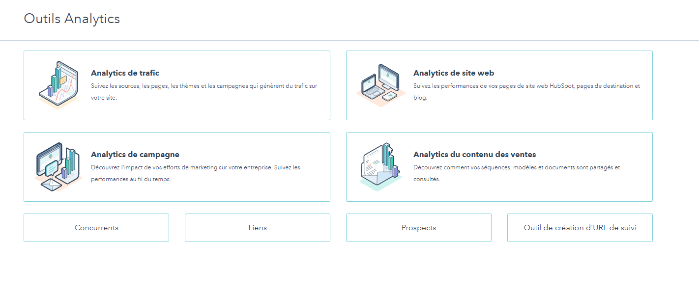 Les rapports analytiques dans HubSpot