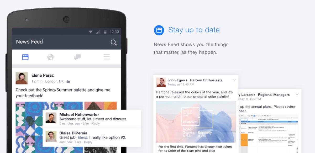 améliorer la communication interne - Workplace by Facebook