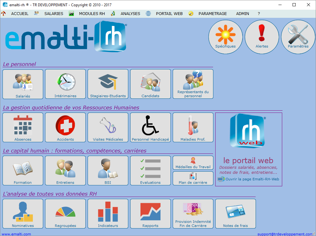 SIRH paie Emalti-RH