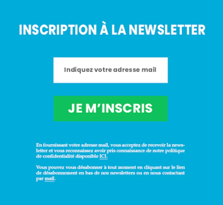 rgpd site internet : formulaire de contact rgpd exemple 1