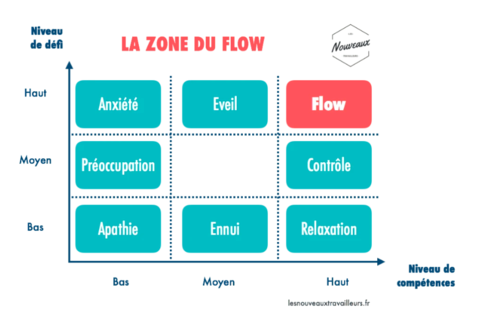zone de flow : schéma