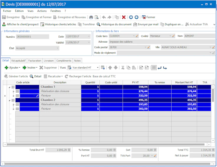 Logiciel gestion bâtiment : visuel EBP Bâtiment