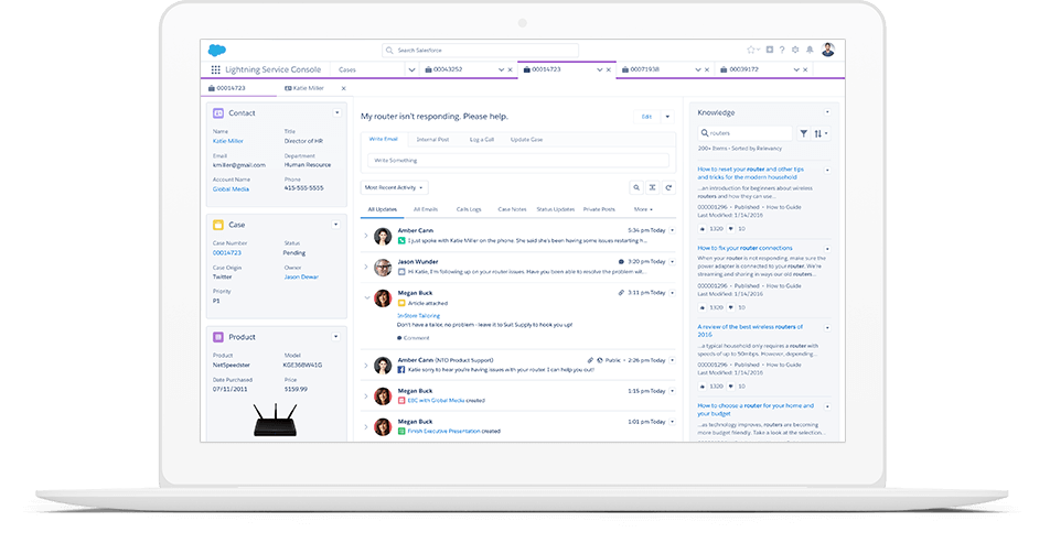 service après vente : Salesforce Service Cloud