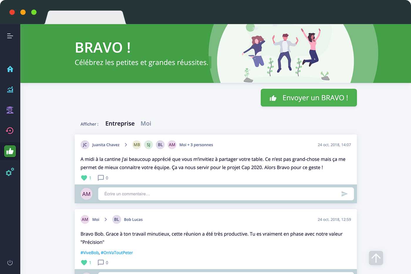 résistance au changement : visuel Bleexo