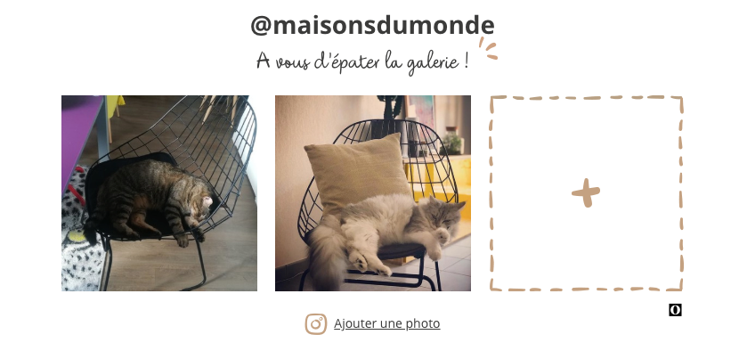 fiche produit : exemple maison du monde