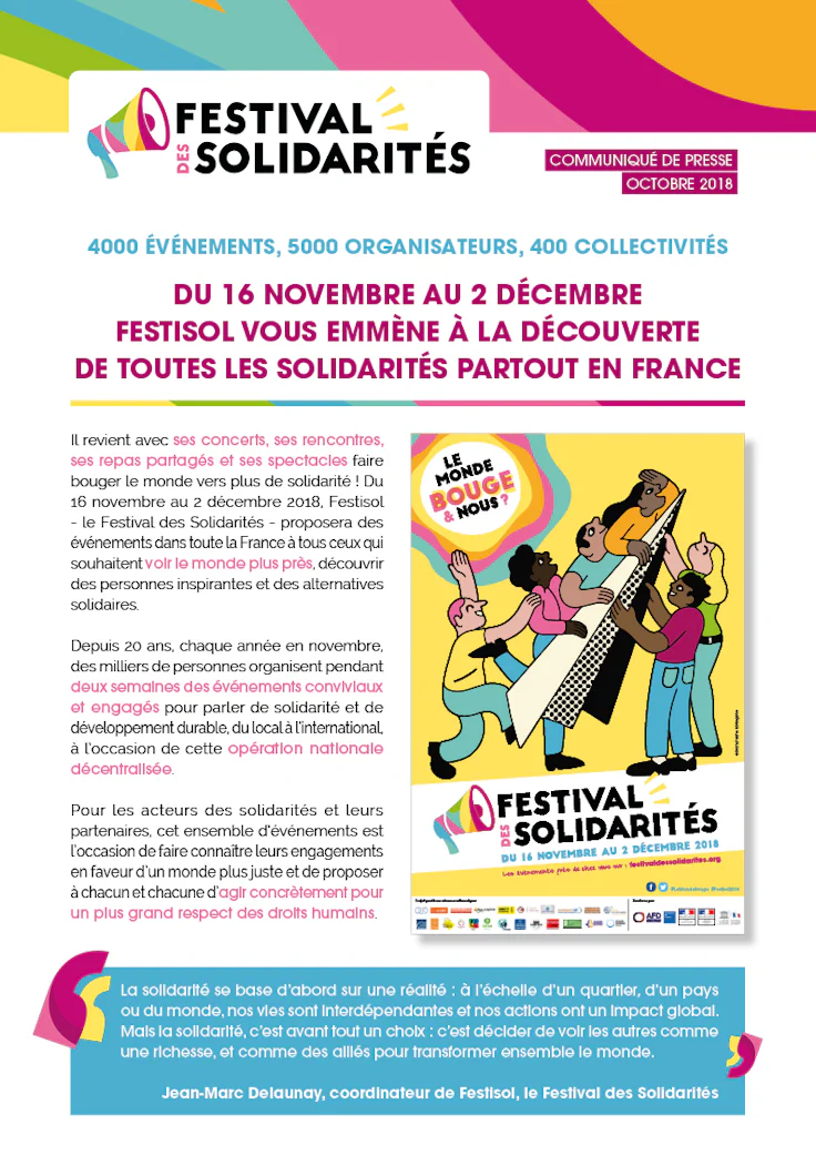 exemple communiqué de presse événement culturel
