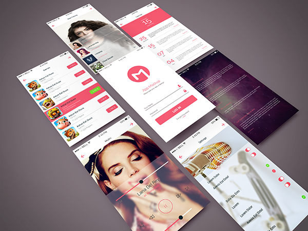 UI : exemple de mock up