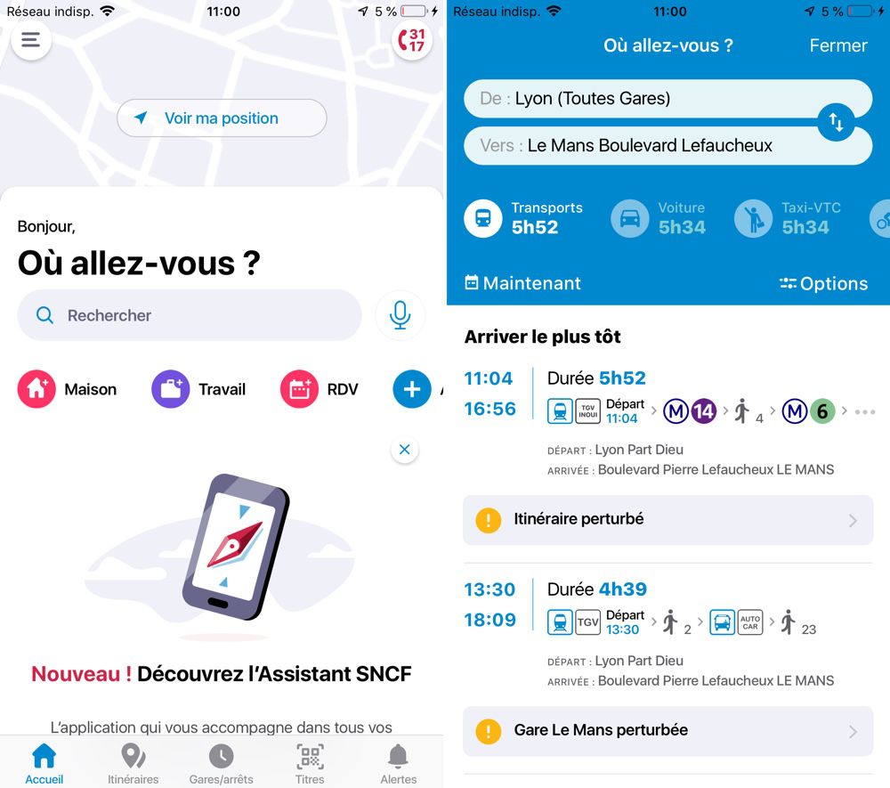 Communication digitale : exemple d'application mobile