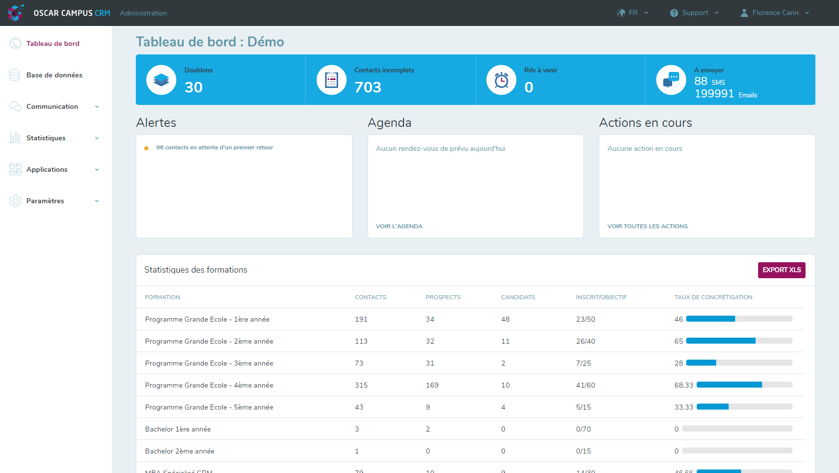 Oscar Campus CRM