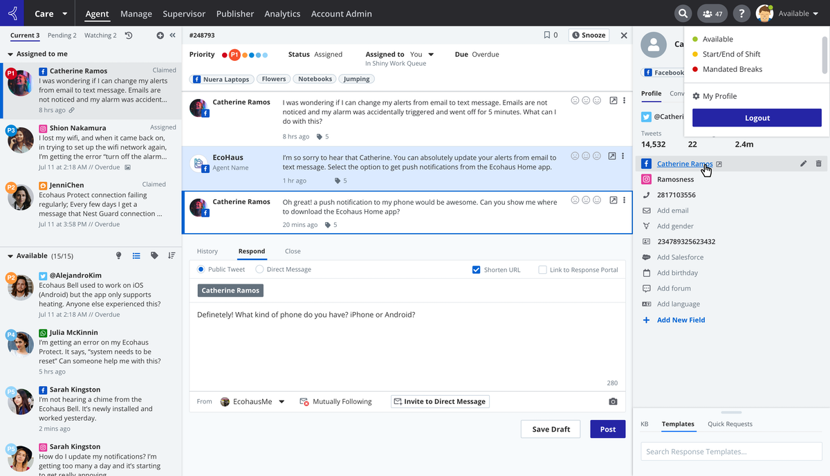 plateforme communautaire : visuel Khoros