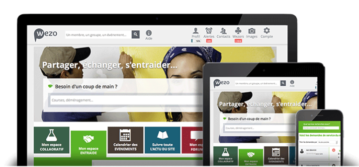 plateforme communautaire : visuel Neolink