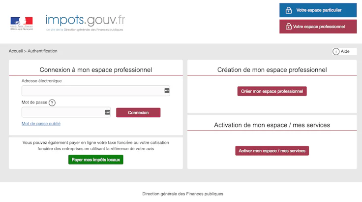 Impots gouv