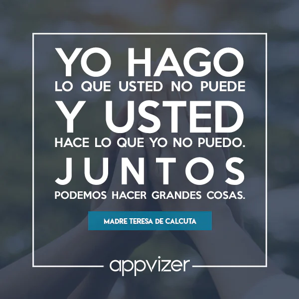 Frase motivadora Madre Teresa