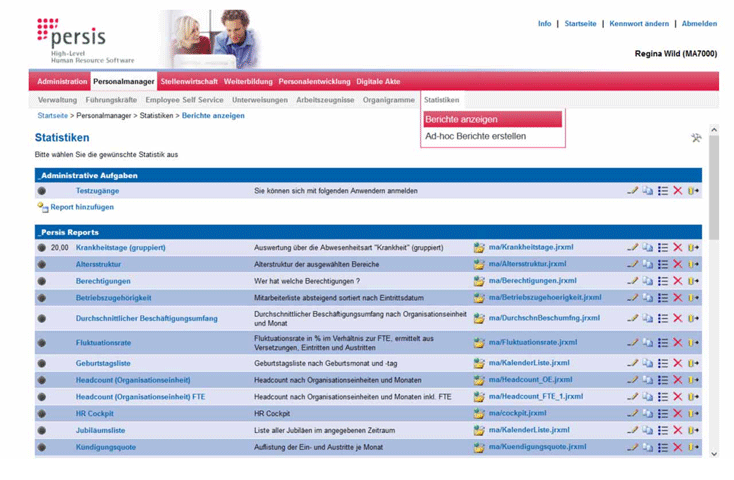 Persis Personalmanagement Software