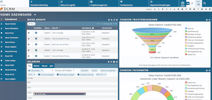 Top Tools Open Source für das CRM - 1CRM 