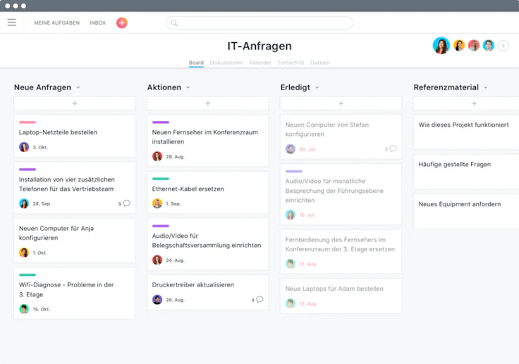 Asana oder Trello - Ein Vergleich von zwei Projektmanagement Systemen