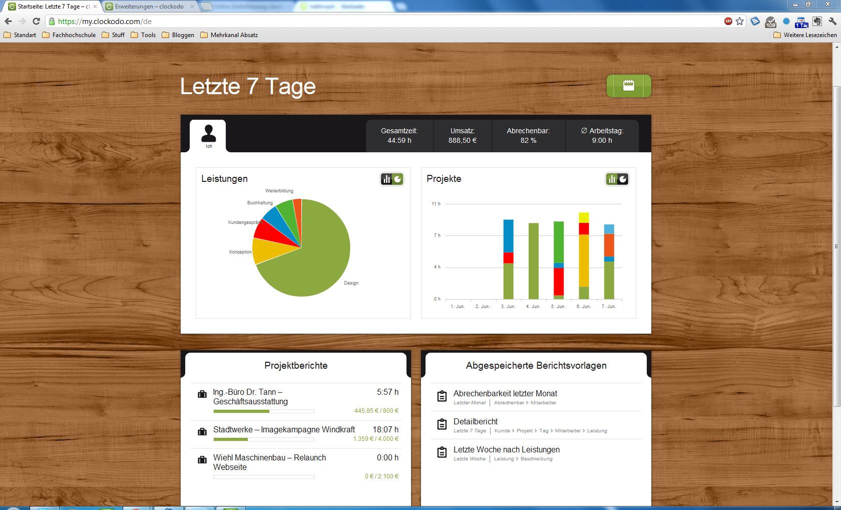 Lohnabrechnung - Outsourcing oder Internalisierung: Software Clockodo