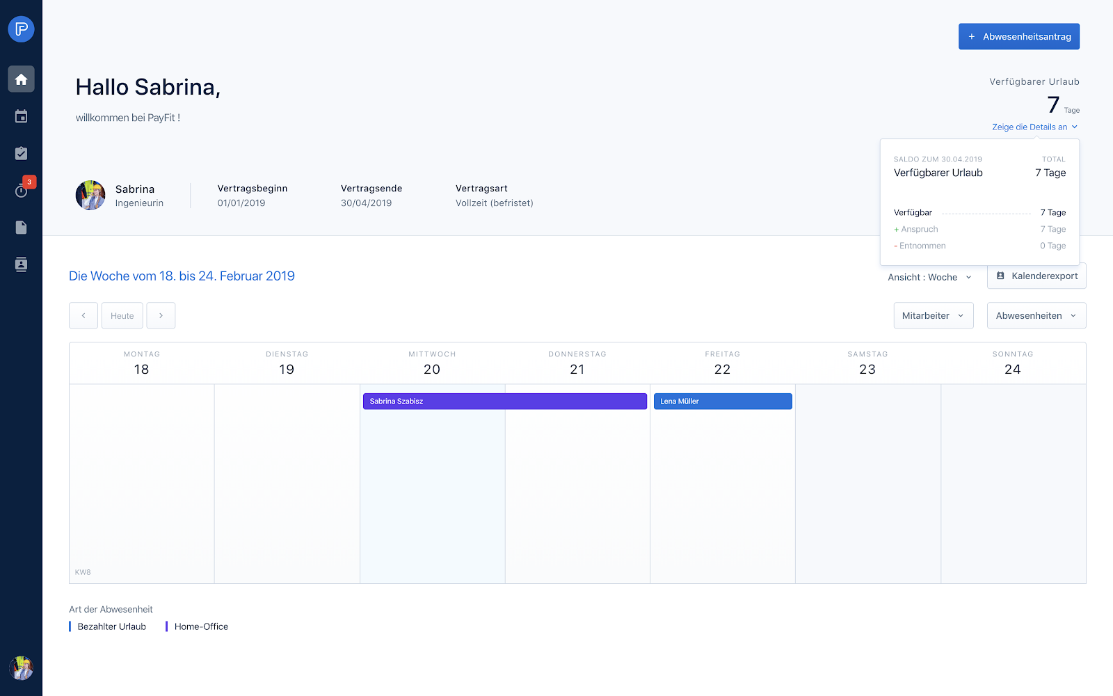 PayFit Urlaubsmanagement Software