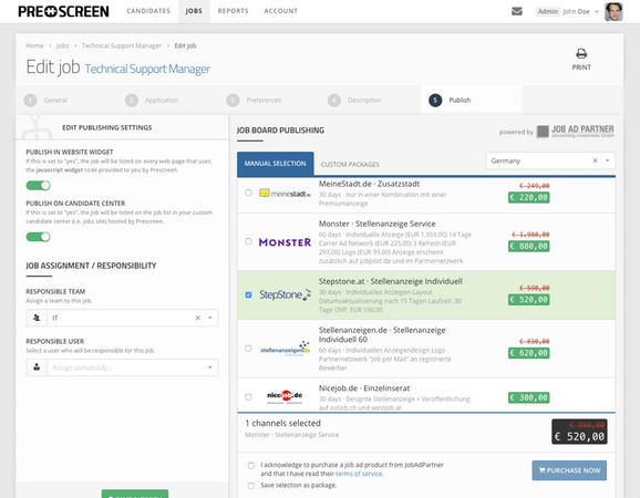 Recruiting mit der Software von Prescreen: Personalsuche effizient und einfach