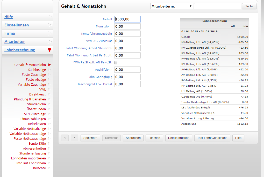 ilohngehalt-Screenshot-Lohnabrechnungsprogramm