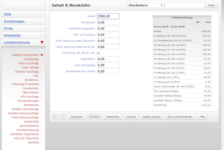 ilohngehalt-Screenshot-Lohnabrechnungsprogramm