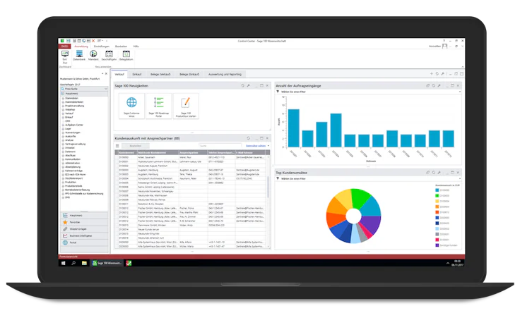 Sage 100cloud ERP und Sales Management