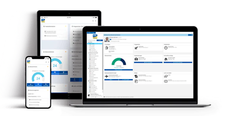 Personalmanagement HRworks - Personalbeschaffung Desktop und mobil