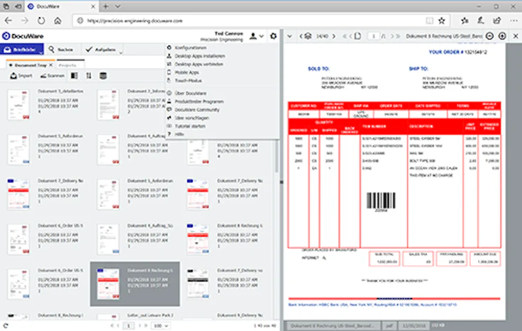 DocuWare Dokumentenverwaltung