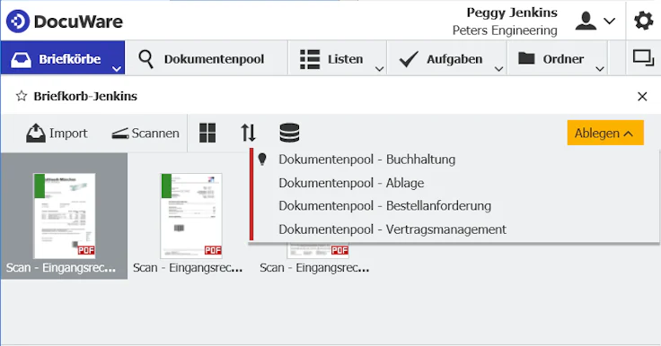 DocuWare elektronische Dokumentenverwaltung
