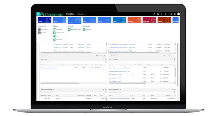 365.immo Screenshot - Makler-CRM