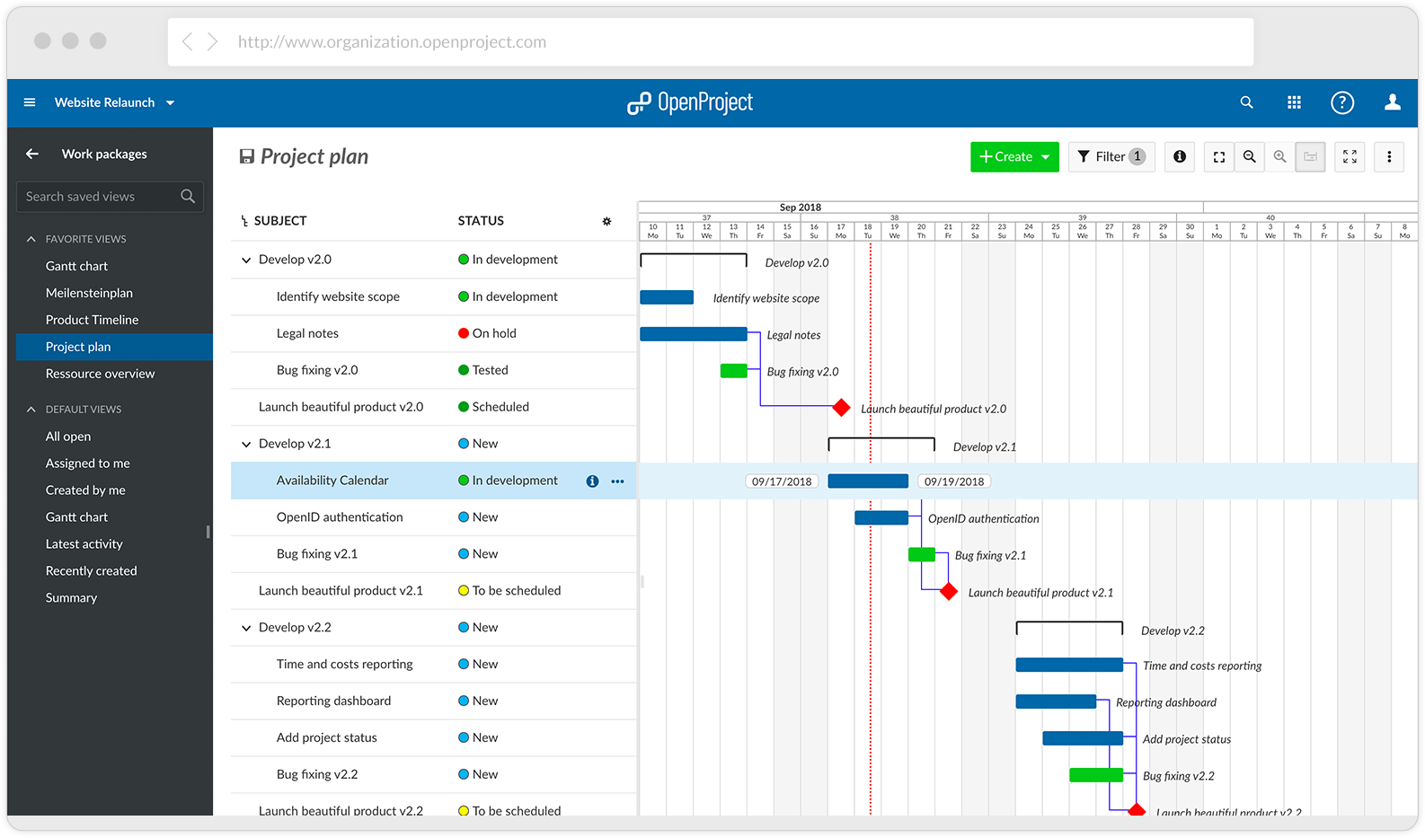 OpenProject Projektmanagement