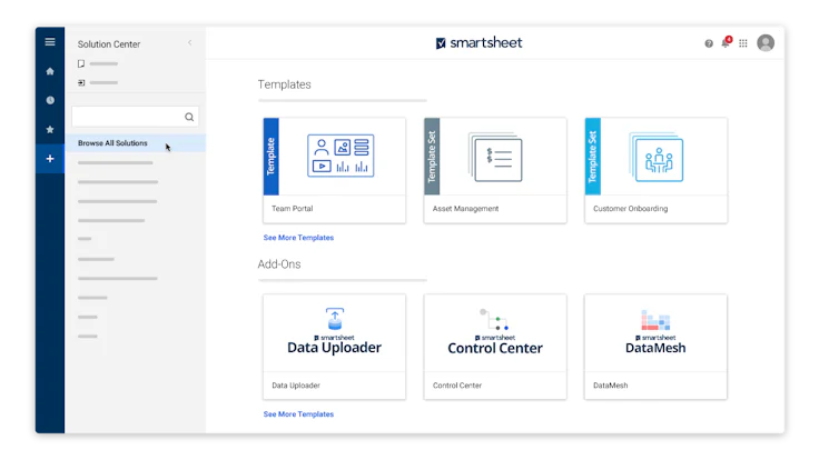 Solution Center Option 3