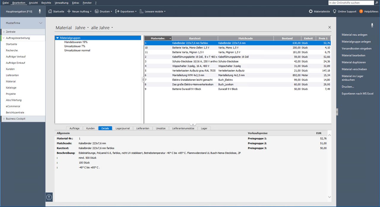 Lexware handwerk Software für Handwerker