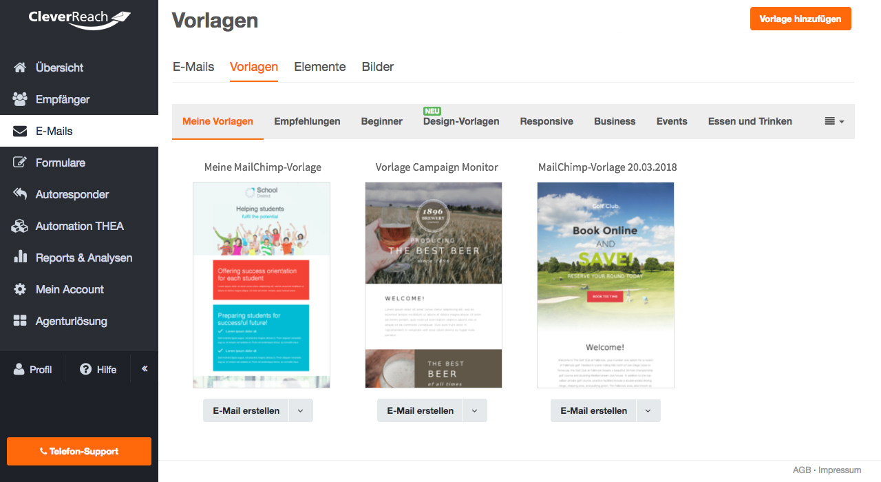 cleverreach-dashboard