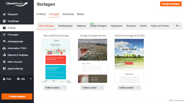 cleverreach-dashboard