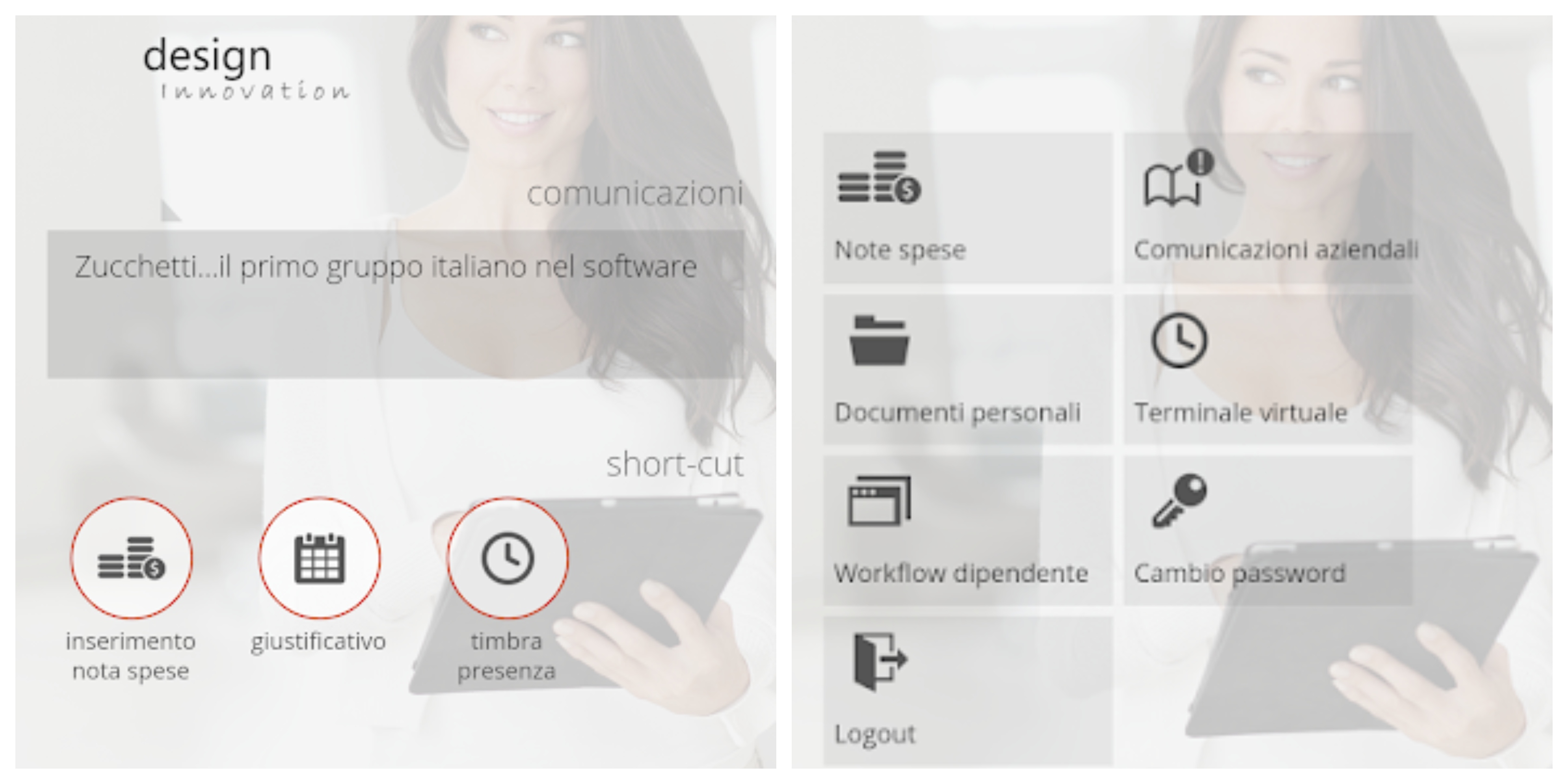 infinity zucchetti software nota spese