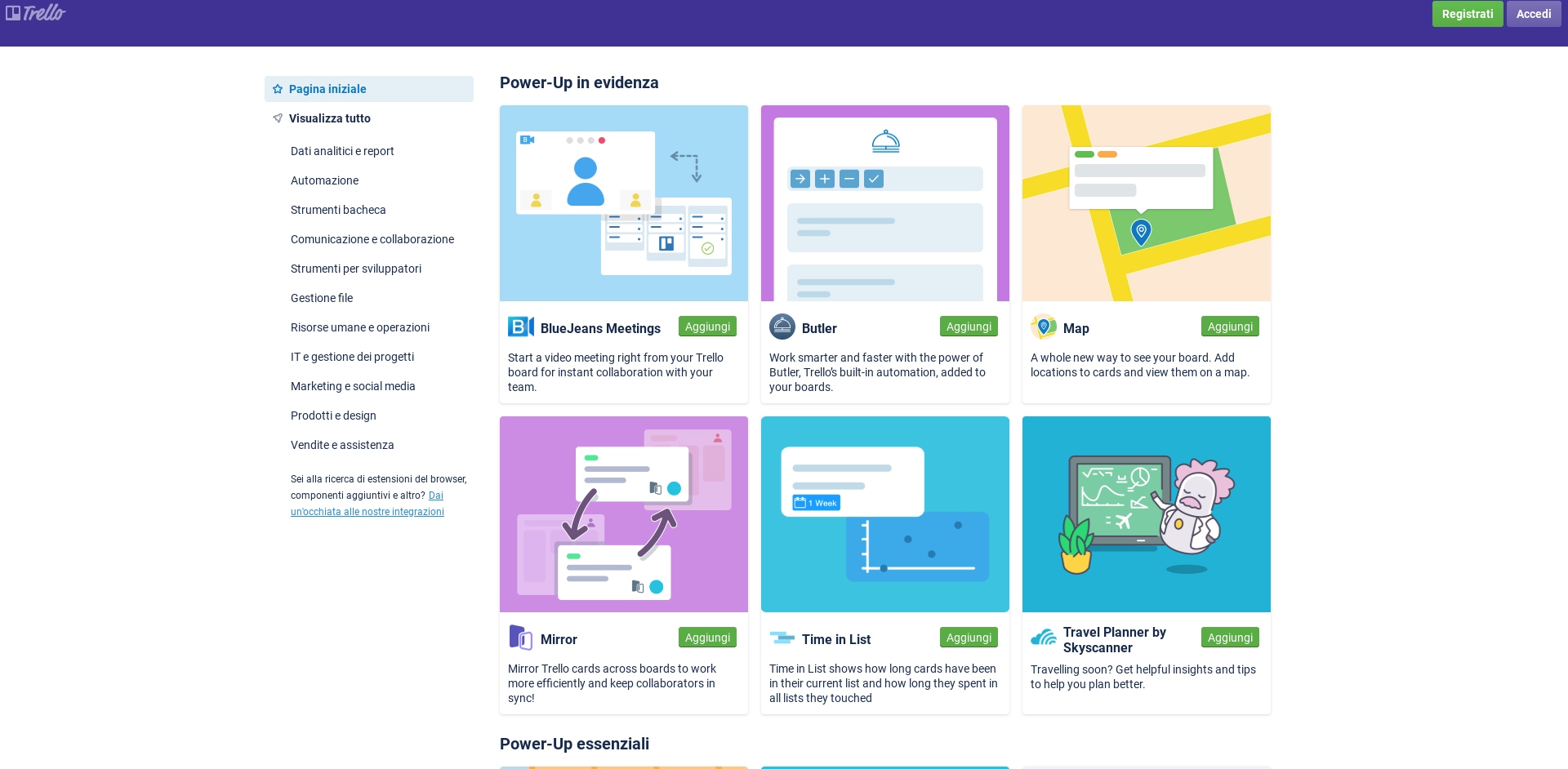 power ups trello