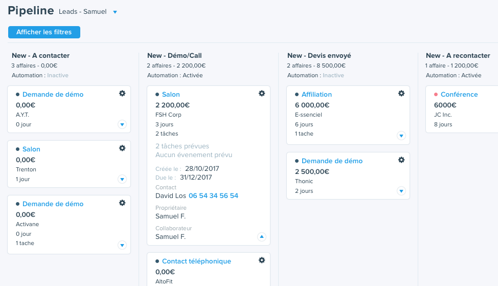 sellsy software crm supporto cliente